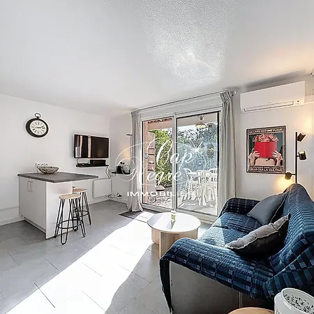 T2 Rénové Pour 4p Avec Jardin, Résidence Avec Piscine à 750m De La De Cavalière Apartamento Le Lavandou